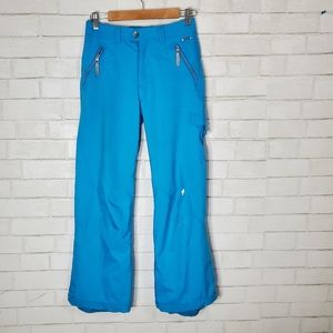 Spyder bright blue kids snow pants